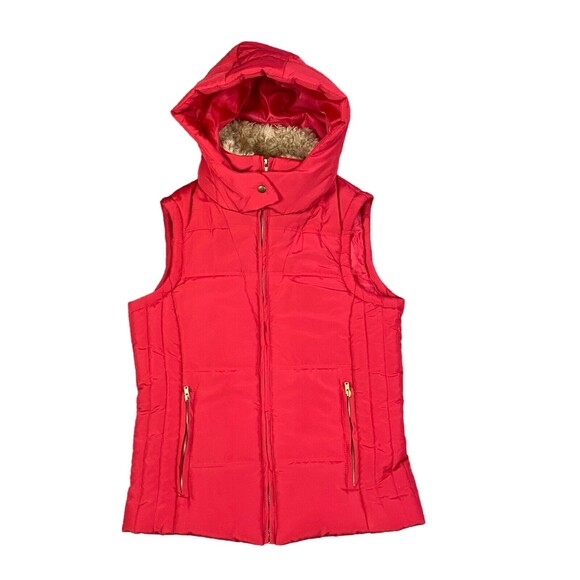 Love Tree Women's Red Vest Jacket Coat Size Medium- Light Weight - Picture 1 of 11